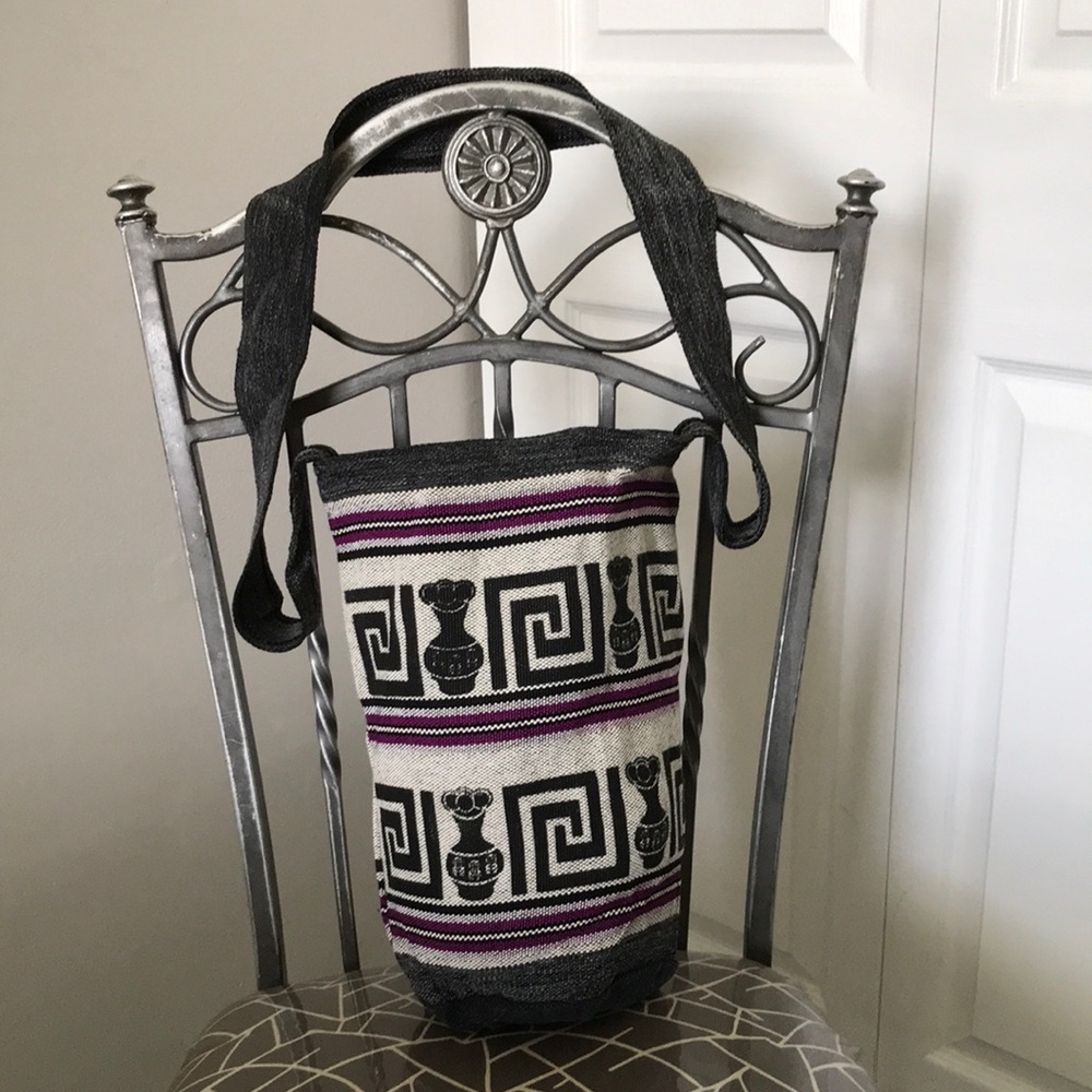 Boho Unisex Tribal Crossbody Artisan Fabric Artisan Medium Bag